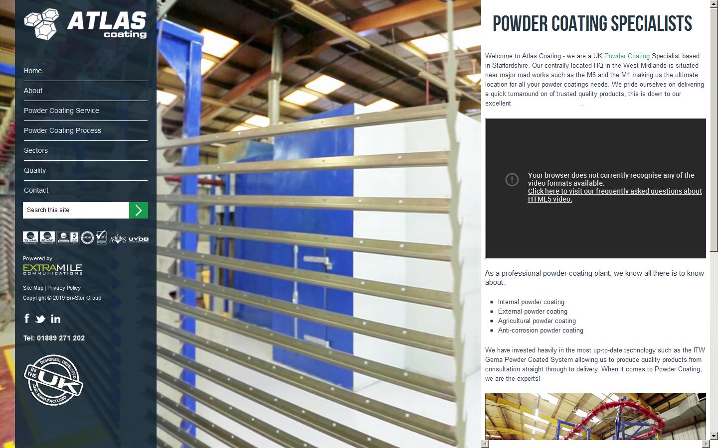 Atlas Coating Website