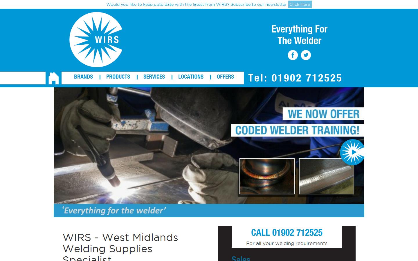 W I R S Wolverhampton Ltd Website