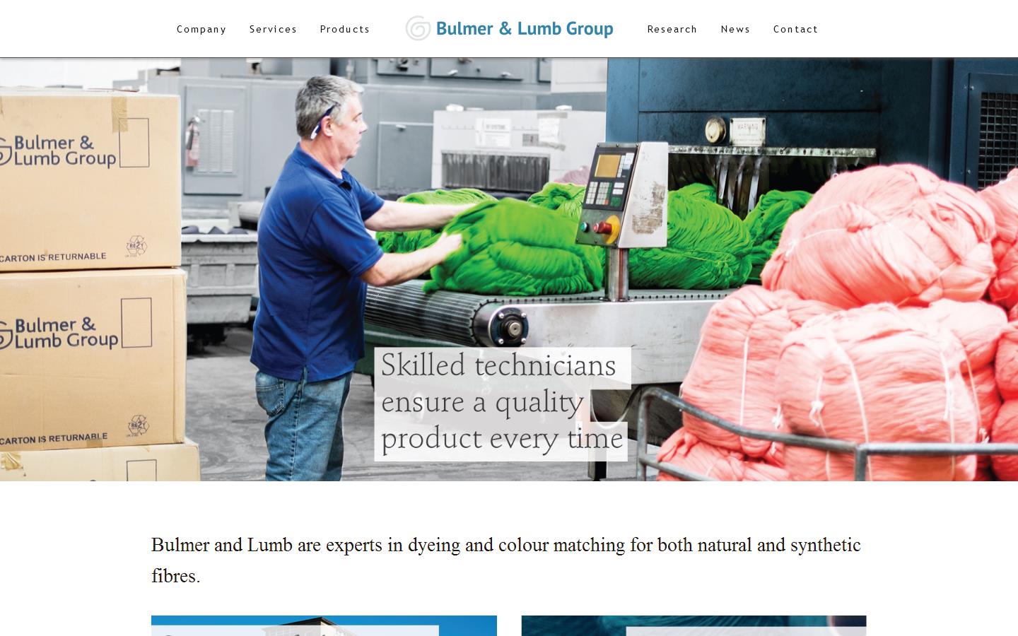 Bulmer & Lumb Group Website