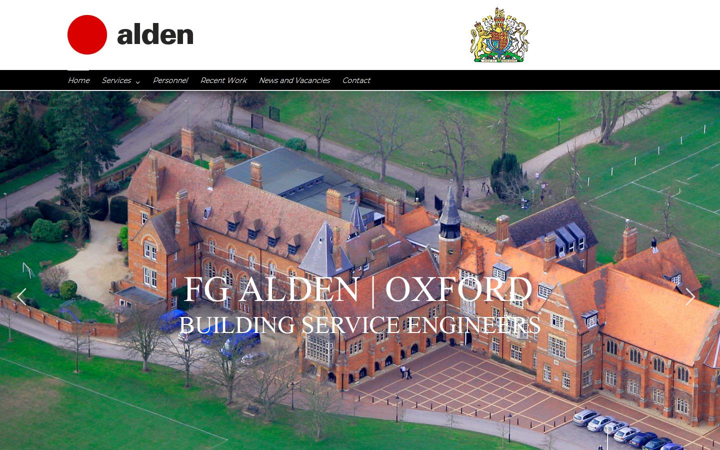 F G Alden Ltd Website