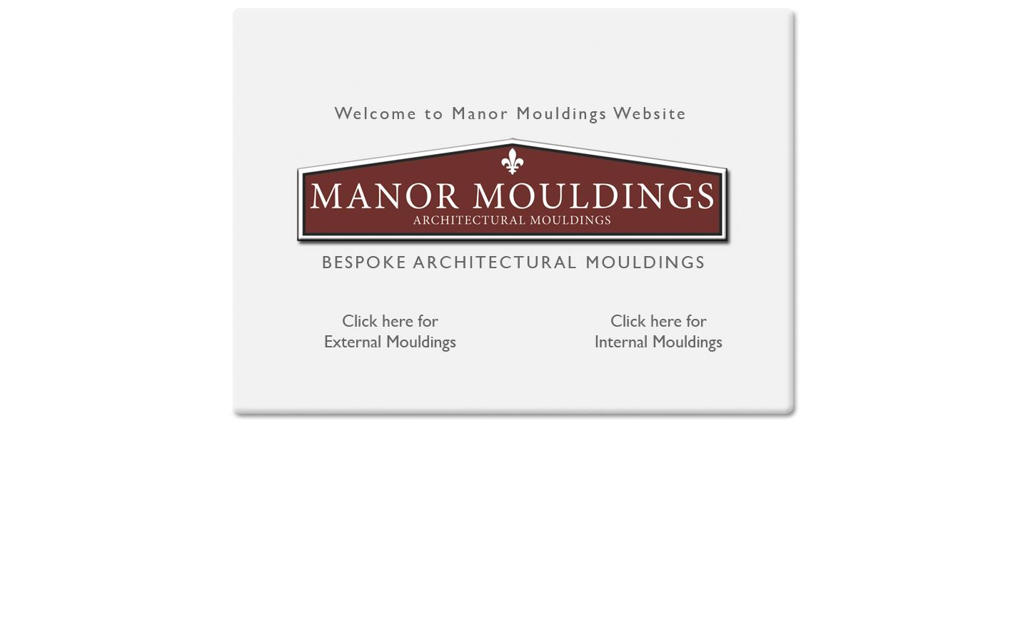 Manor Mouldings Website