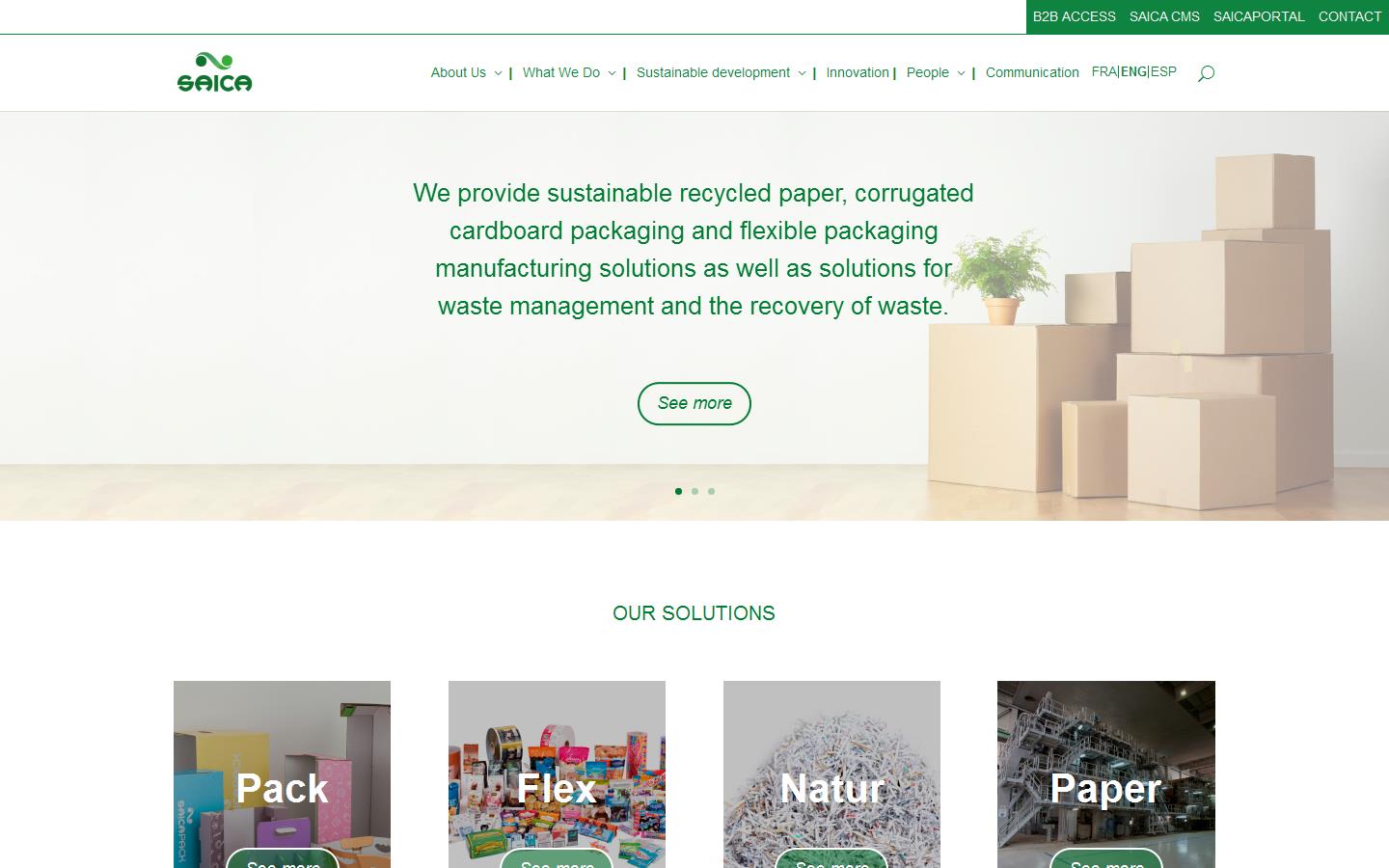 Saica Website