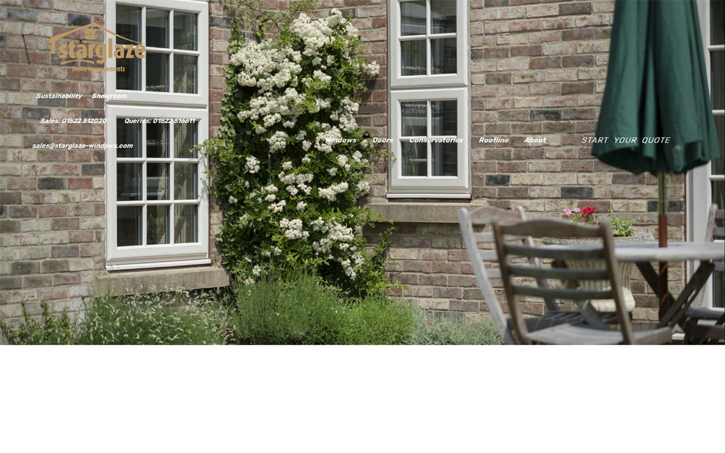 Starglaze Windows & Conservatories Ltd Website
