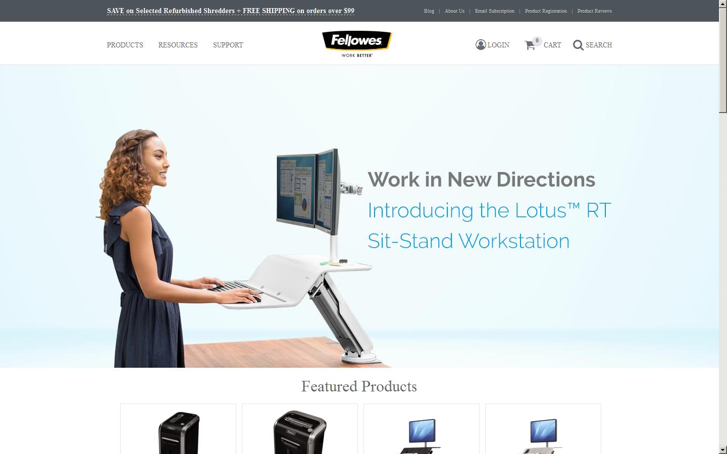 Fellowes Ltd Website