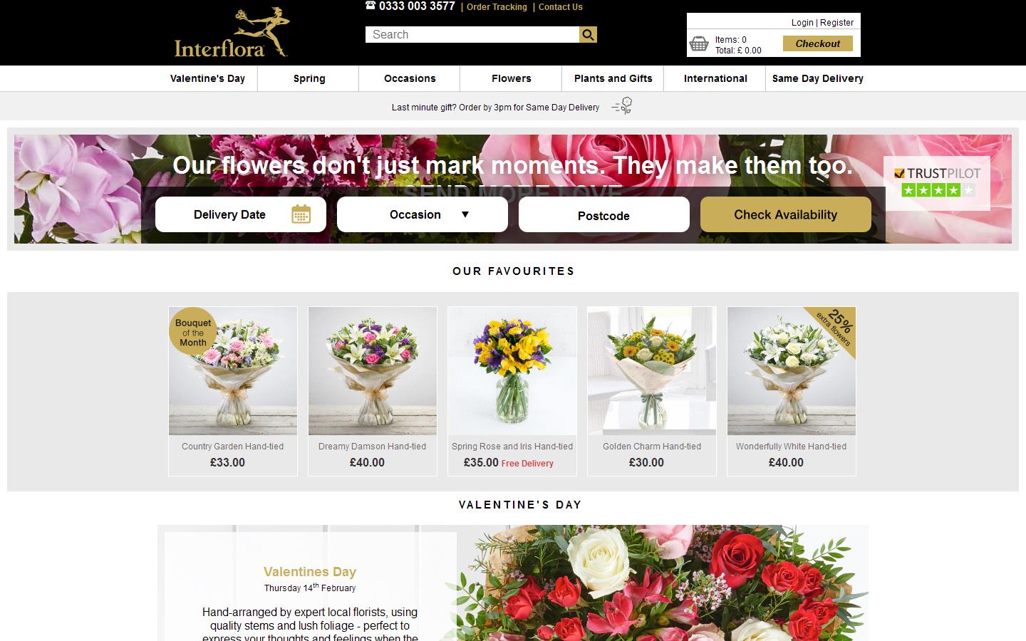 Interflora Headquaters Website
