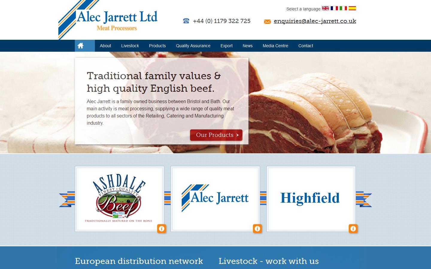 Alec Jarrett Ltd Website