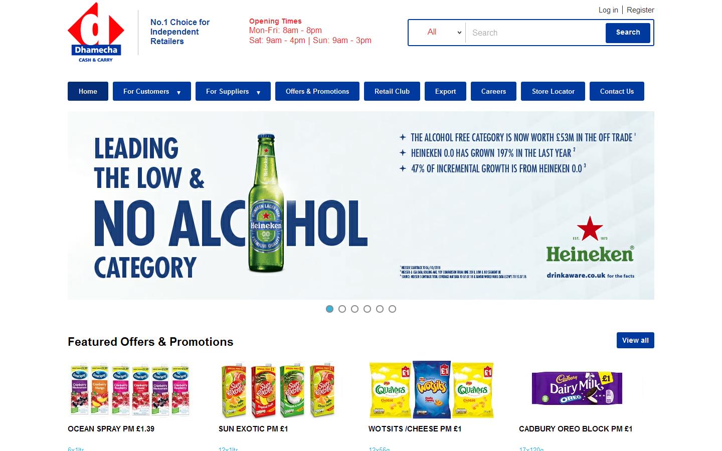 Dhamecha Cash & Carry Website
