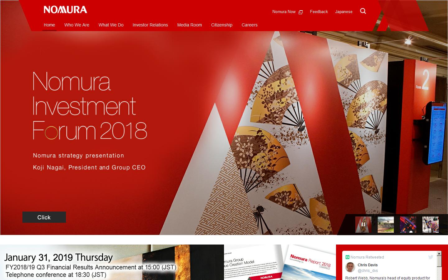 Nomura International Website