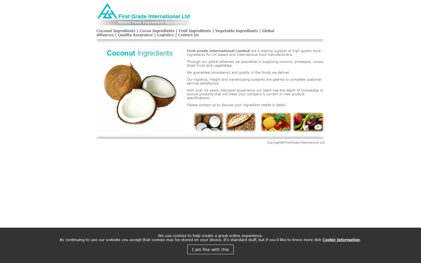 First Grade International Ltd Website