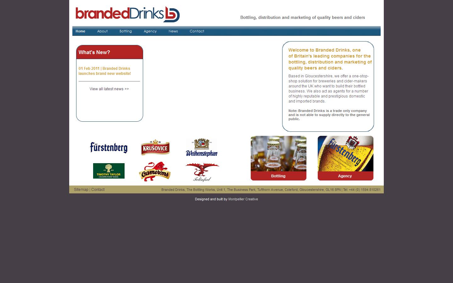 Branded Drinks Ltd Website