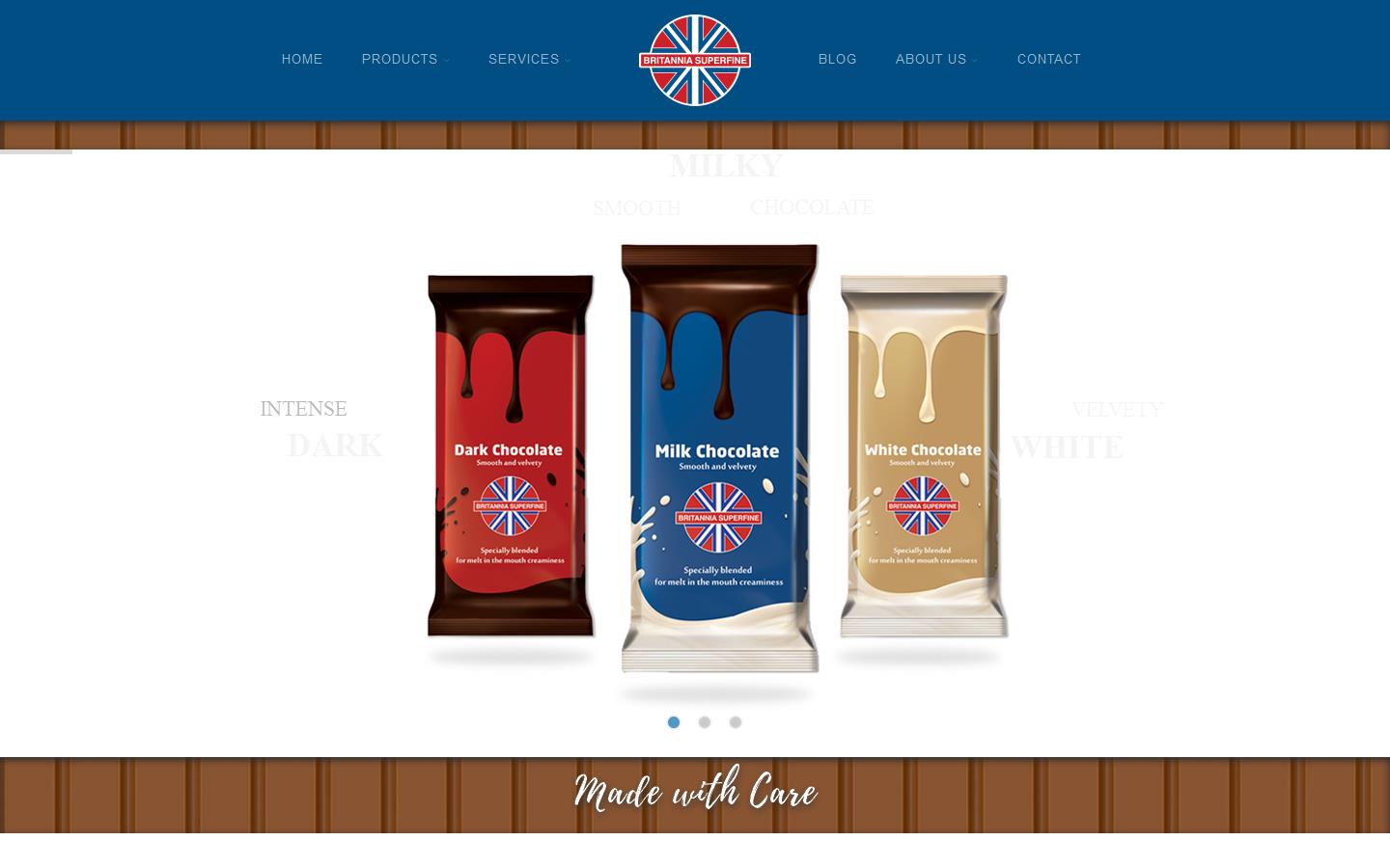 Britannia Superfine Website