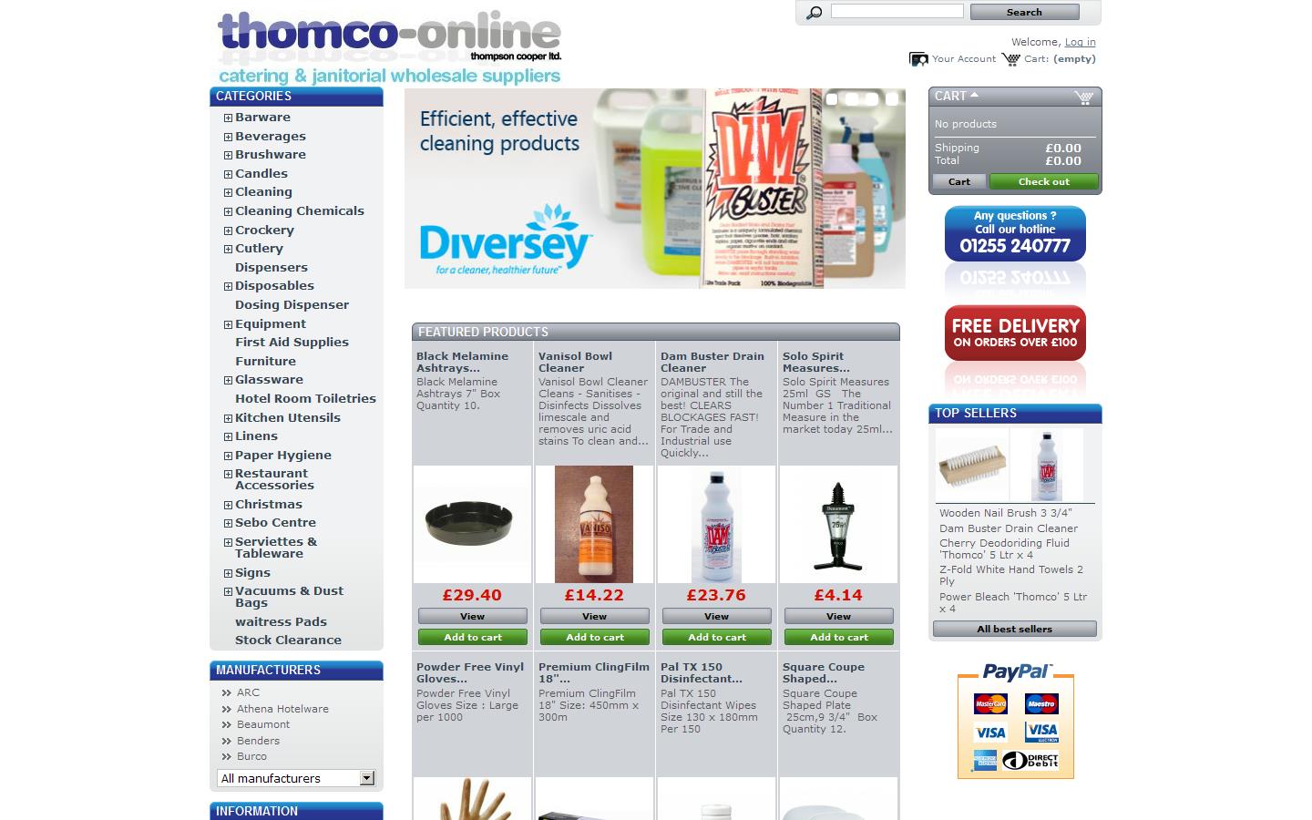 Thomco-online Website