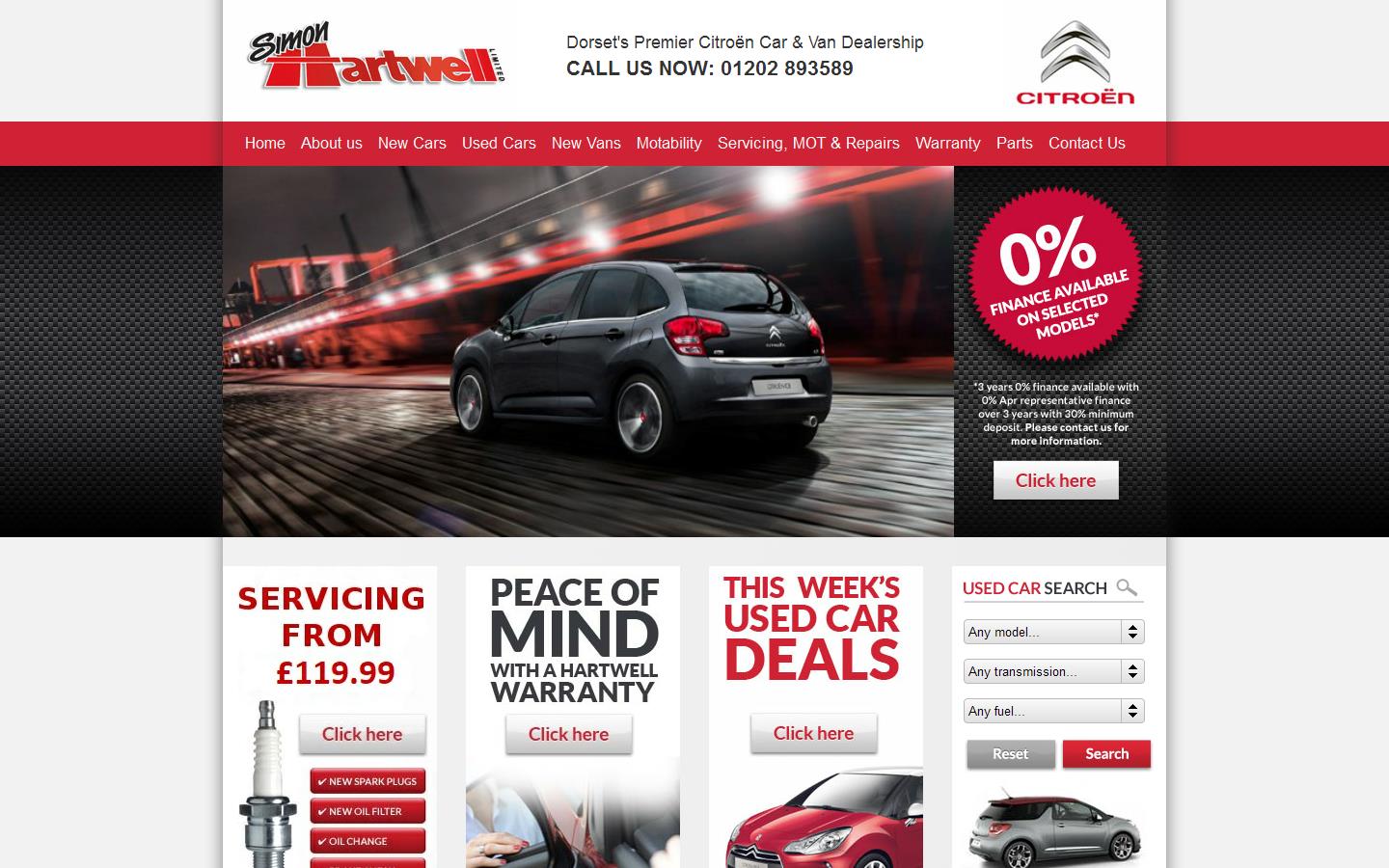 Simon Hartwell Ltd Website