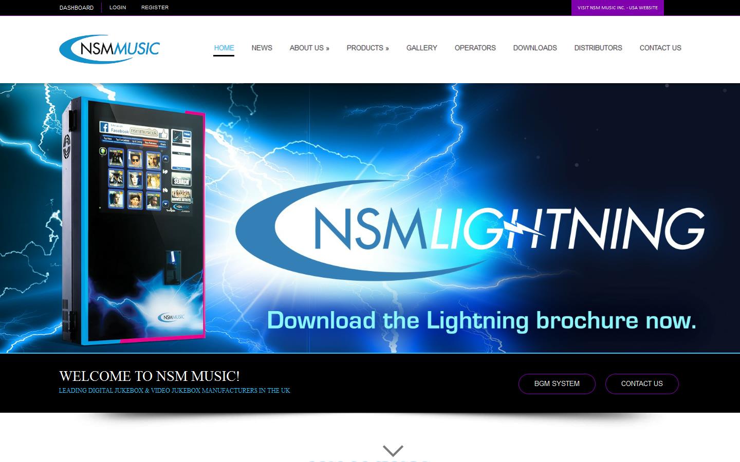 N S M Music Ltd Website