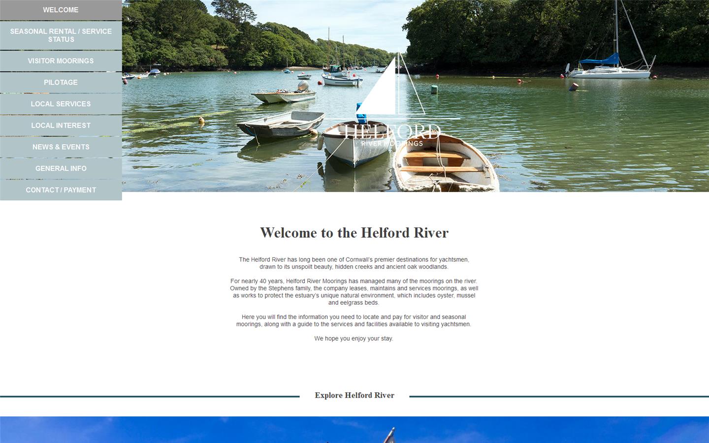 Helford Properties Ltd Website