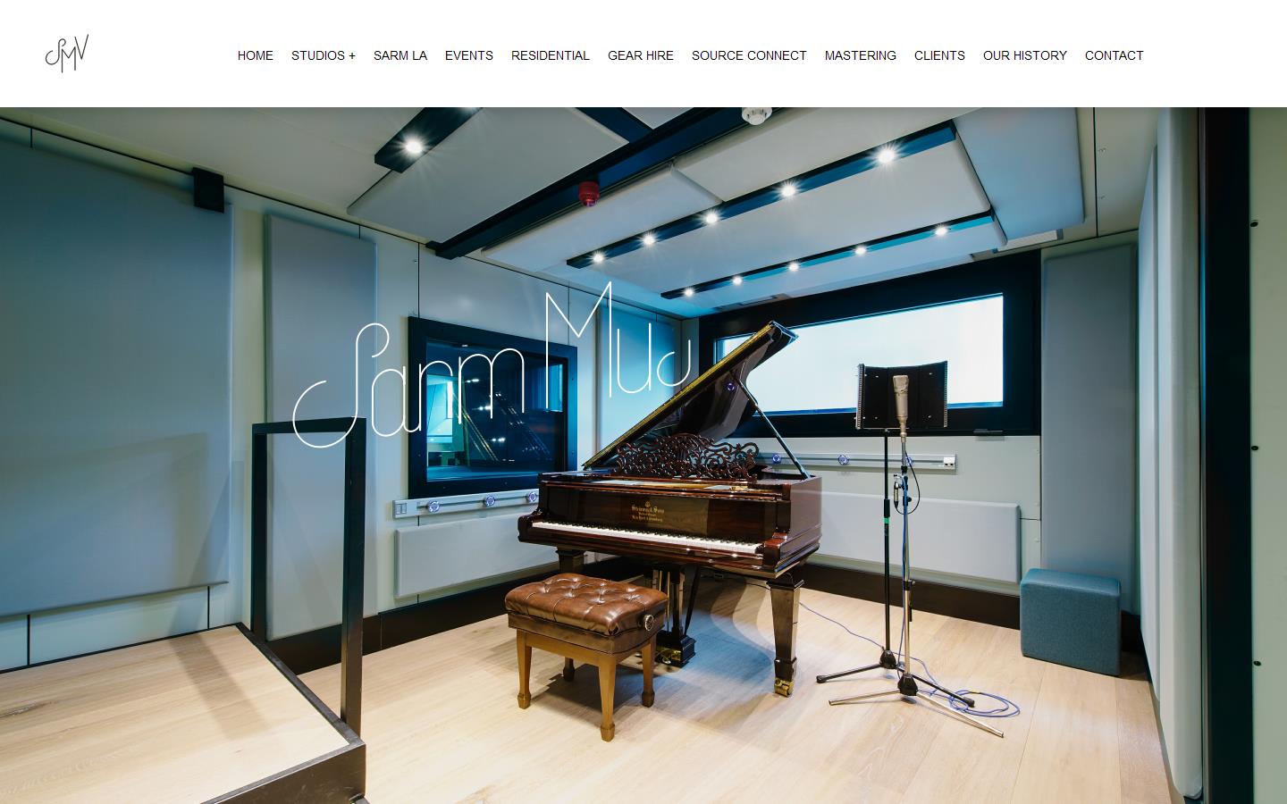 Sarm Music Village Website