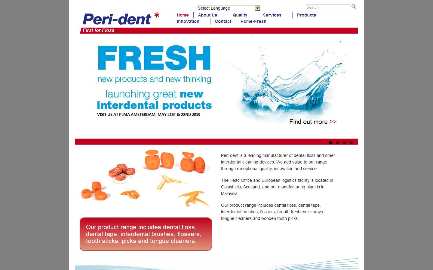 Peri-dent Ltd Website