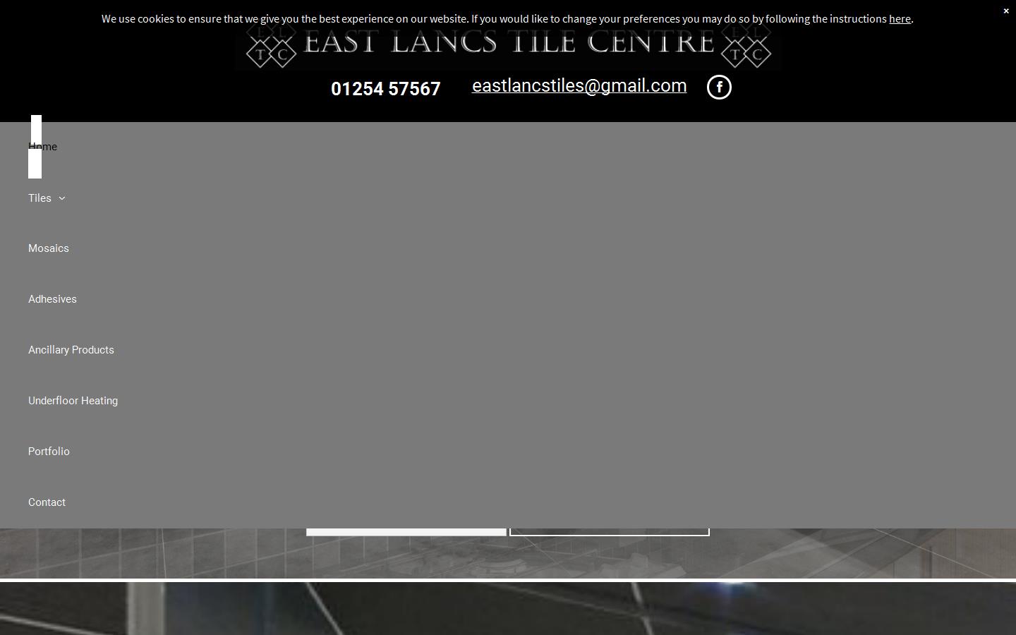 East Lancs Tile Centre Website