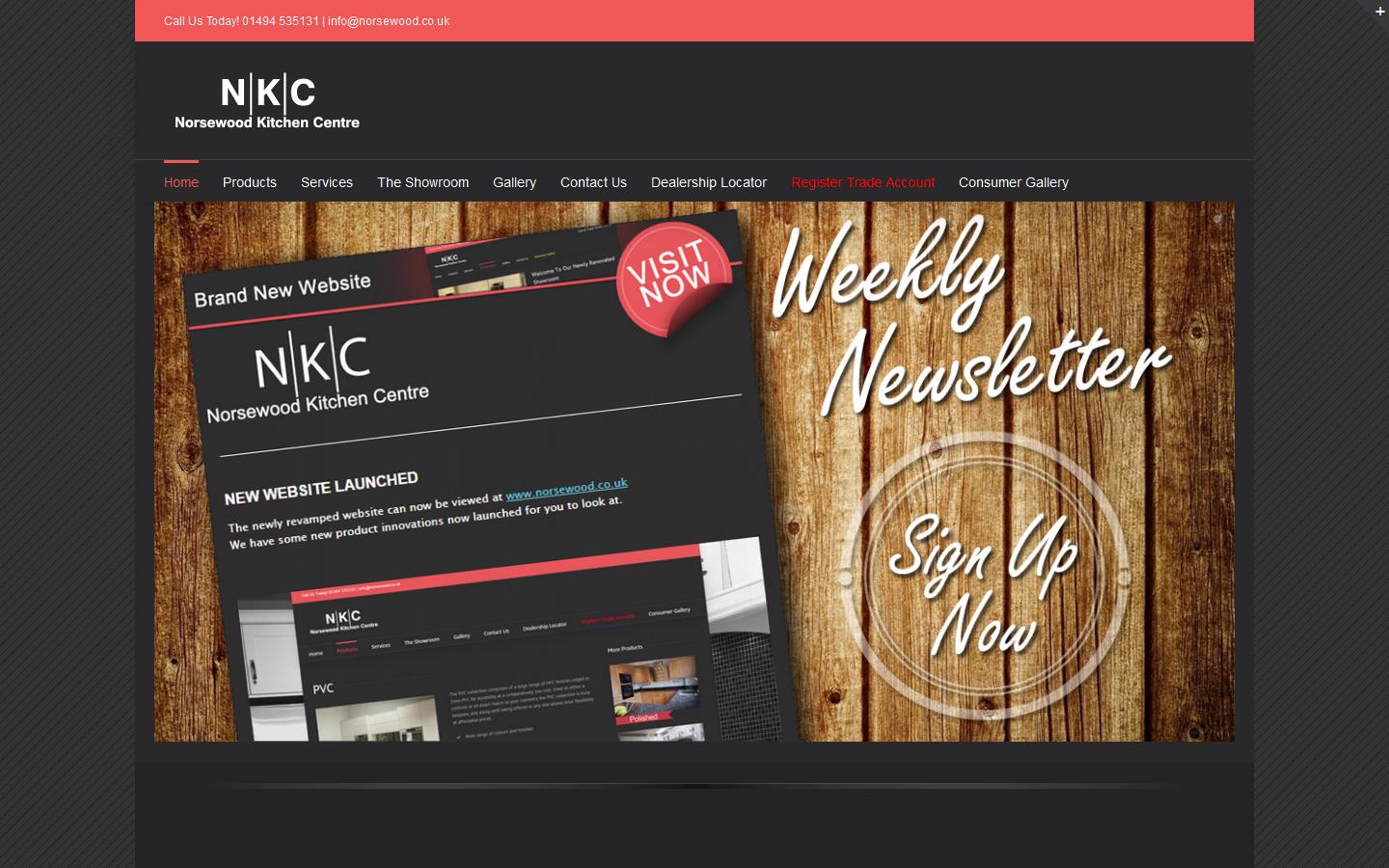 Norse Wood Kitchen Centre Website