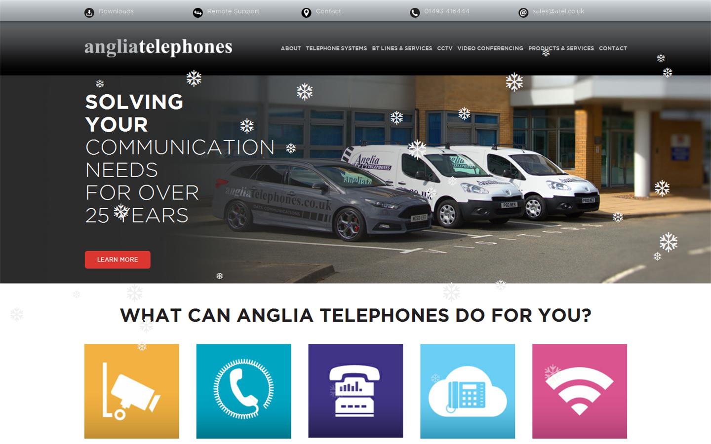 Anglia Telephones & Data Communications Website