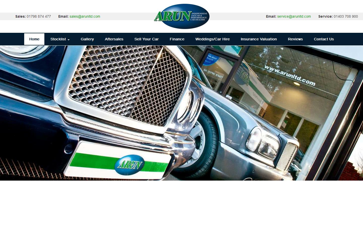 Arun Ltd Website