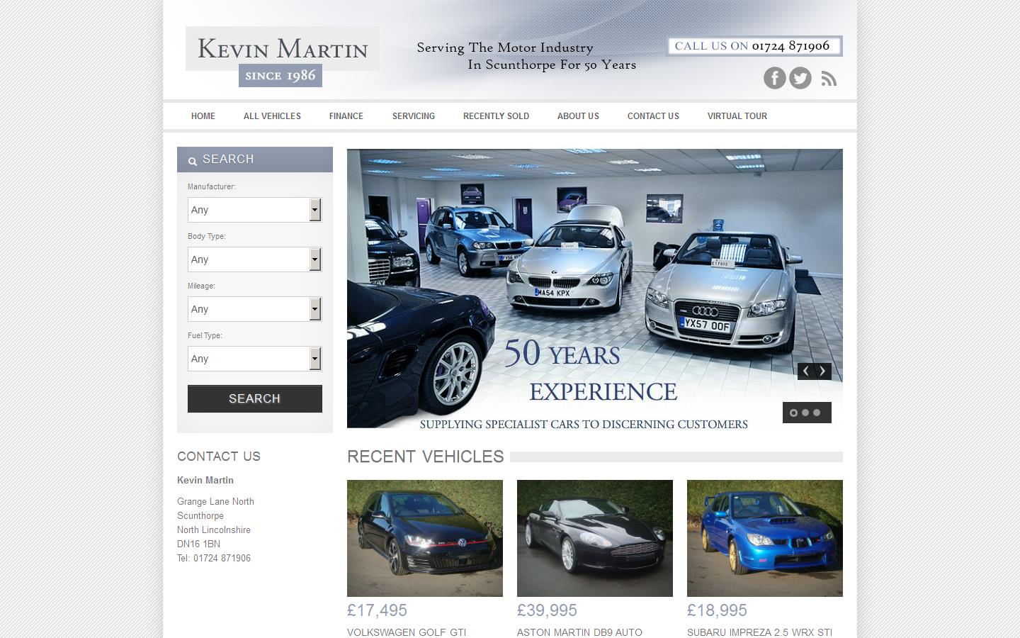 Kevin Martin Website
