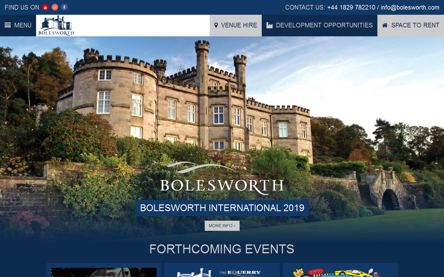 Bolesworth Estate Co. Ltd Website