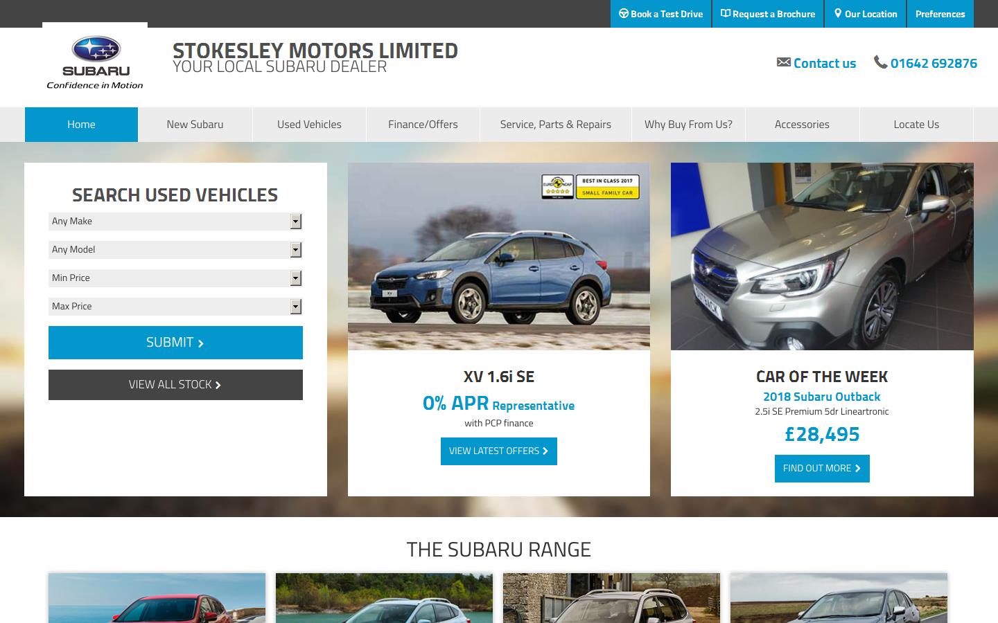 Stokesley Motors Website
