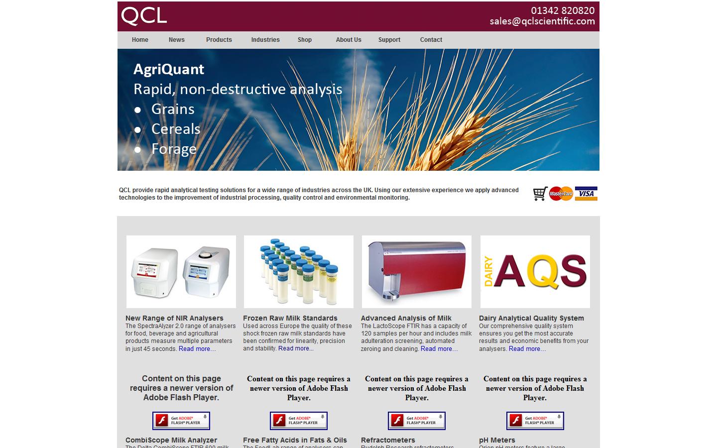 QuadraChem Laboratories Ltd Website