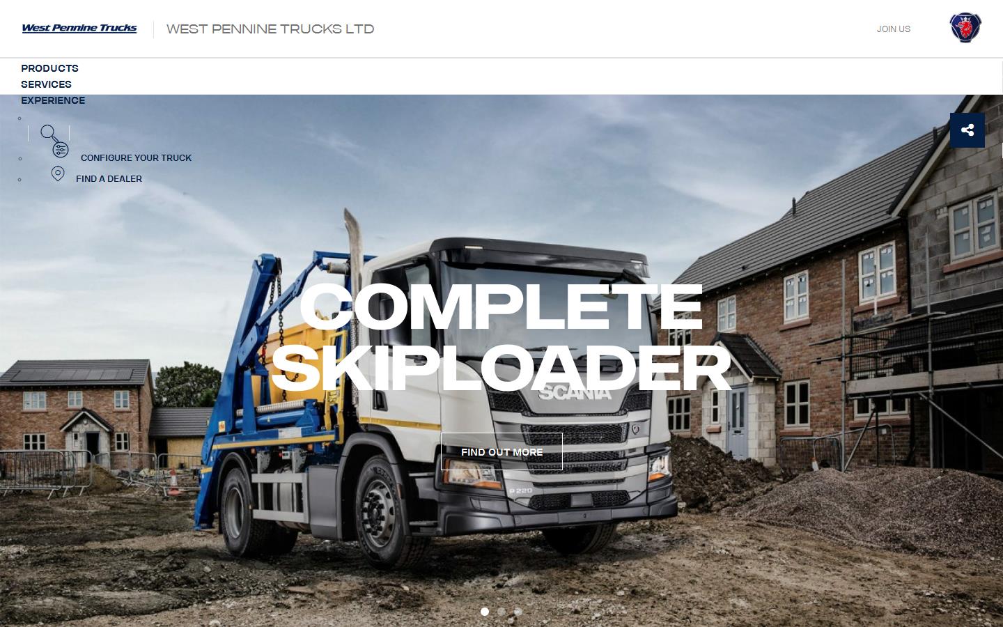 West Pennine Trucks Ltd Website