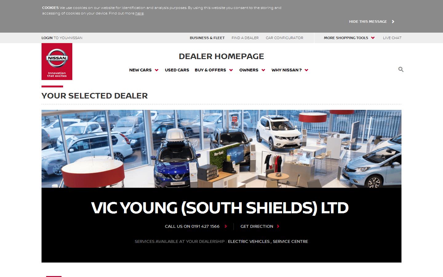 Vic Young Rentals Website