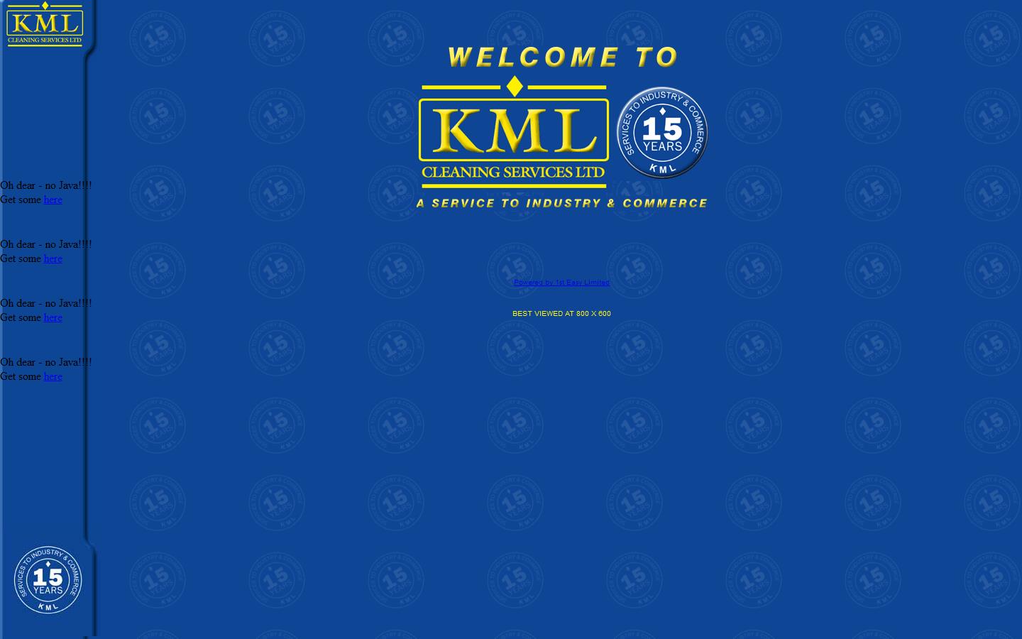 K M L Cleaning Services Ltd Website