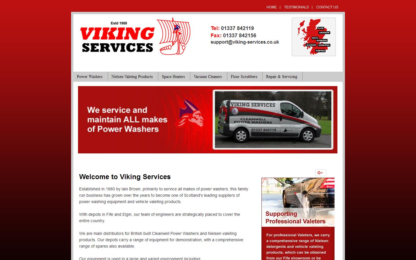 Viking Services Website