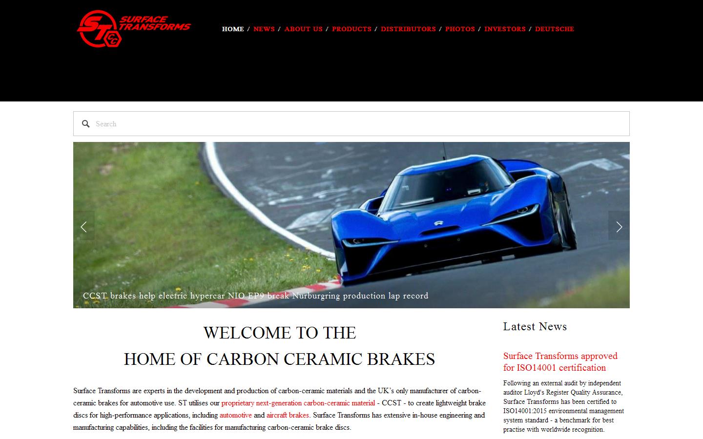 Surface Transforms Website