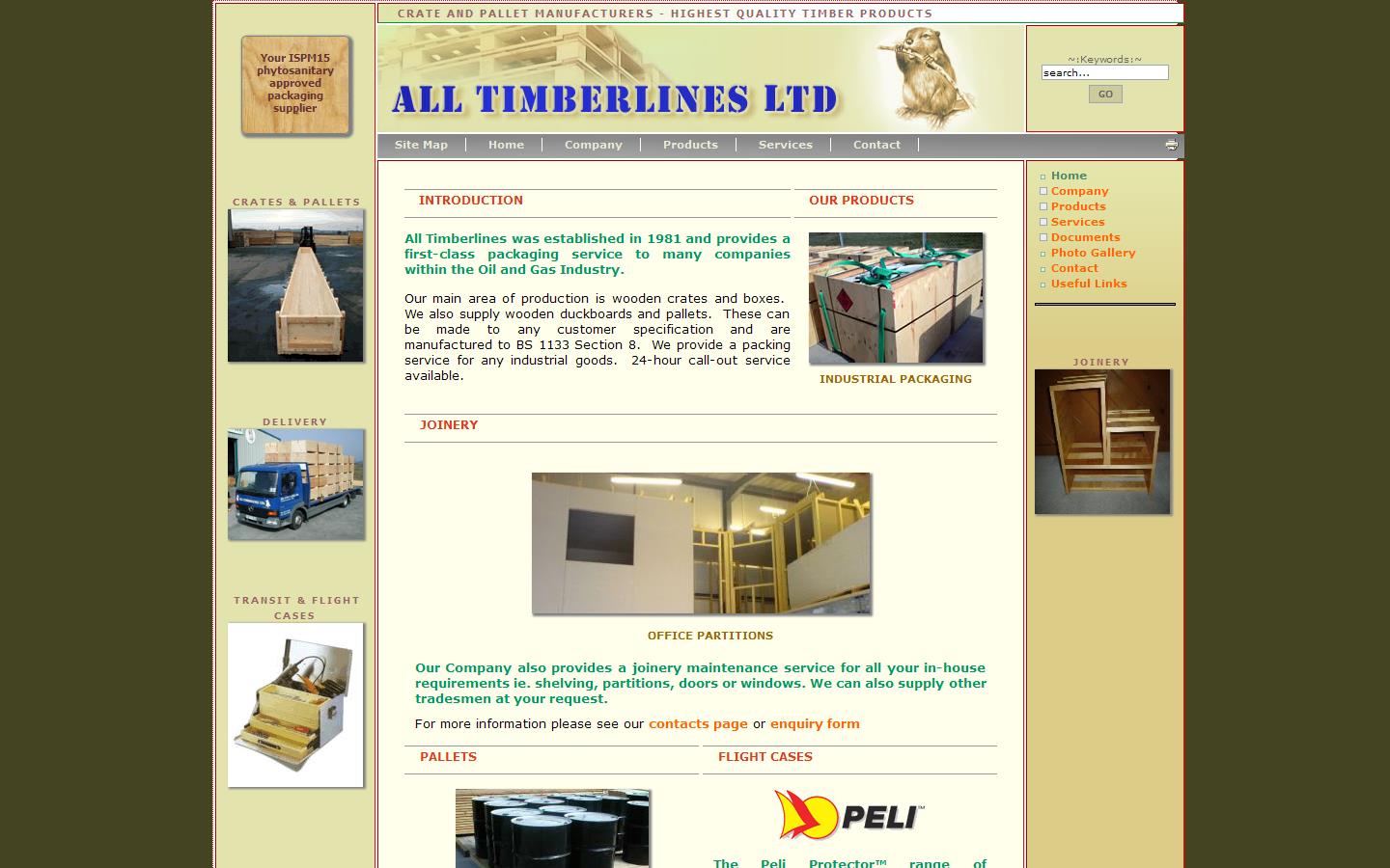 All Timberlines Ltd Website
