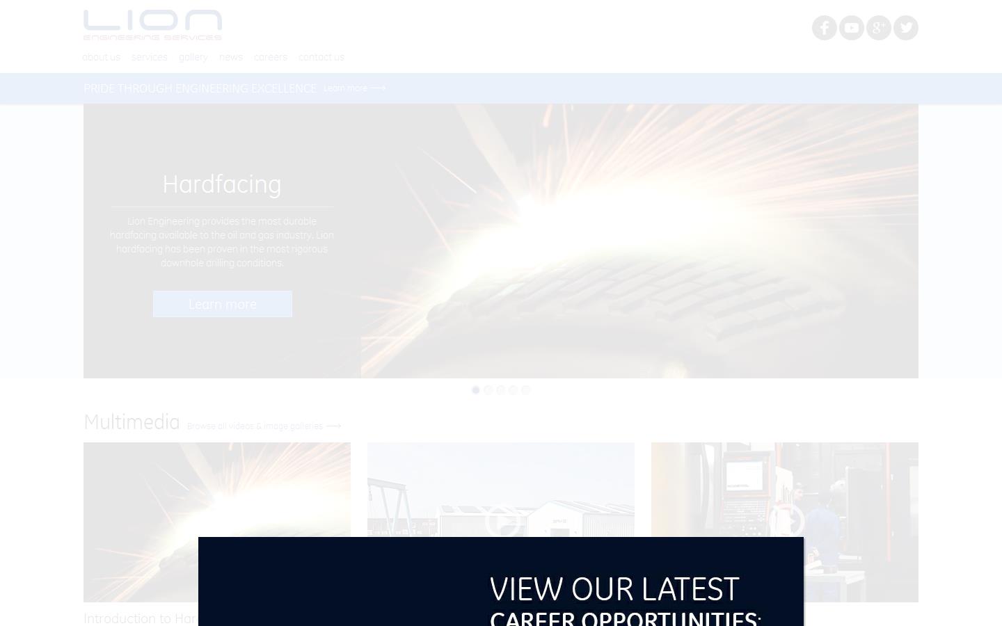 Lion Engineering Services Website