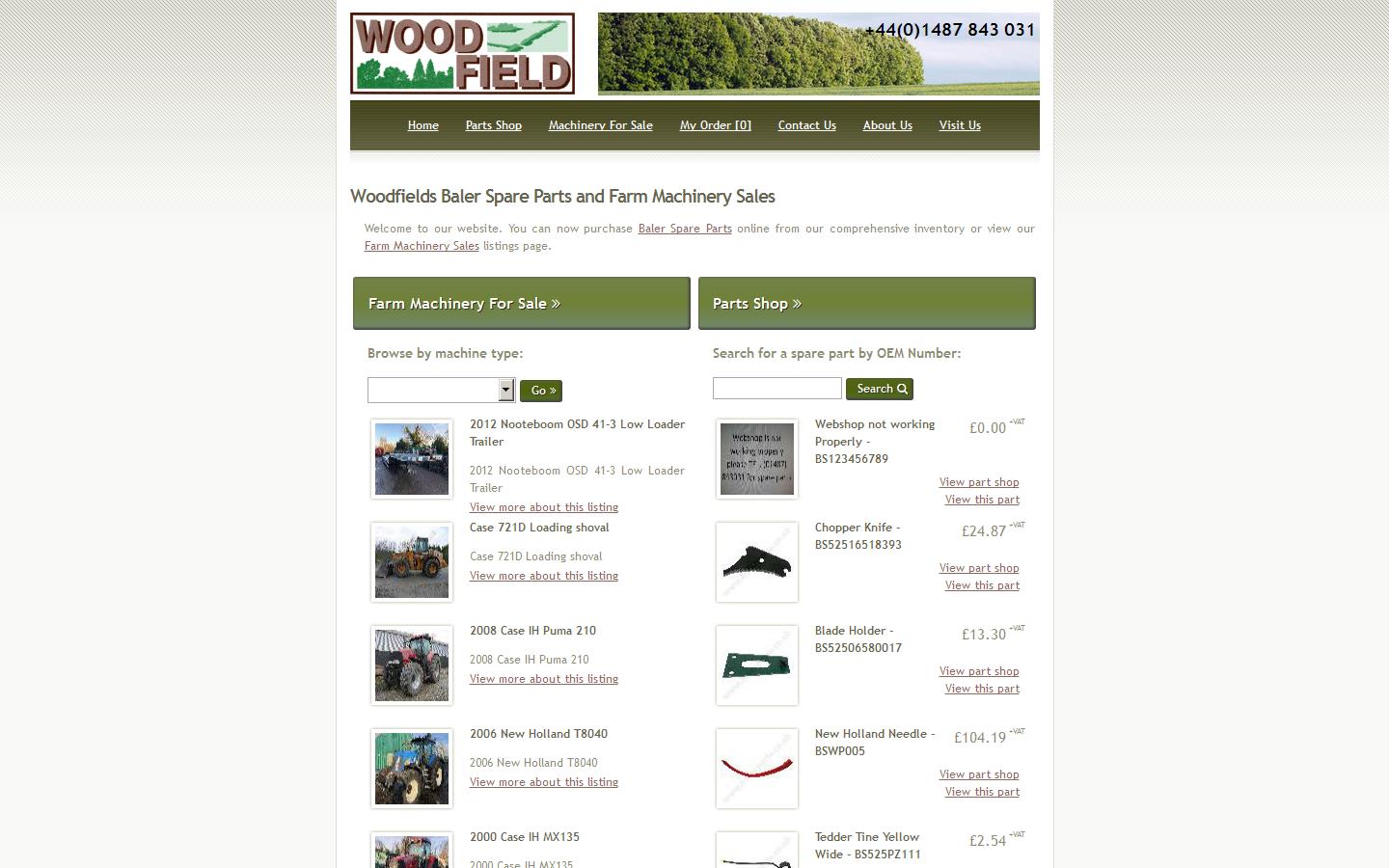Woodfield Website