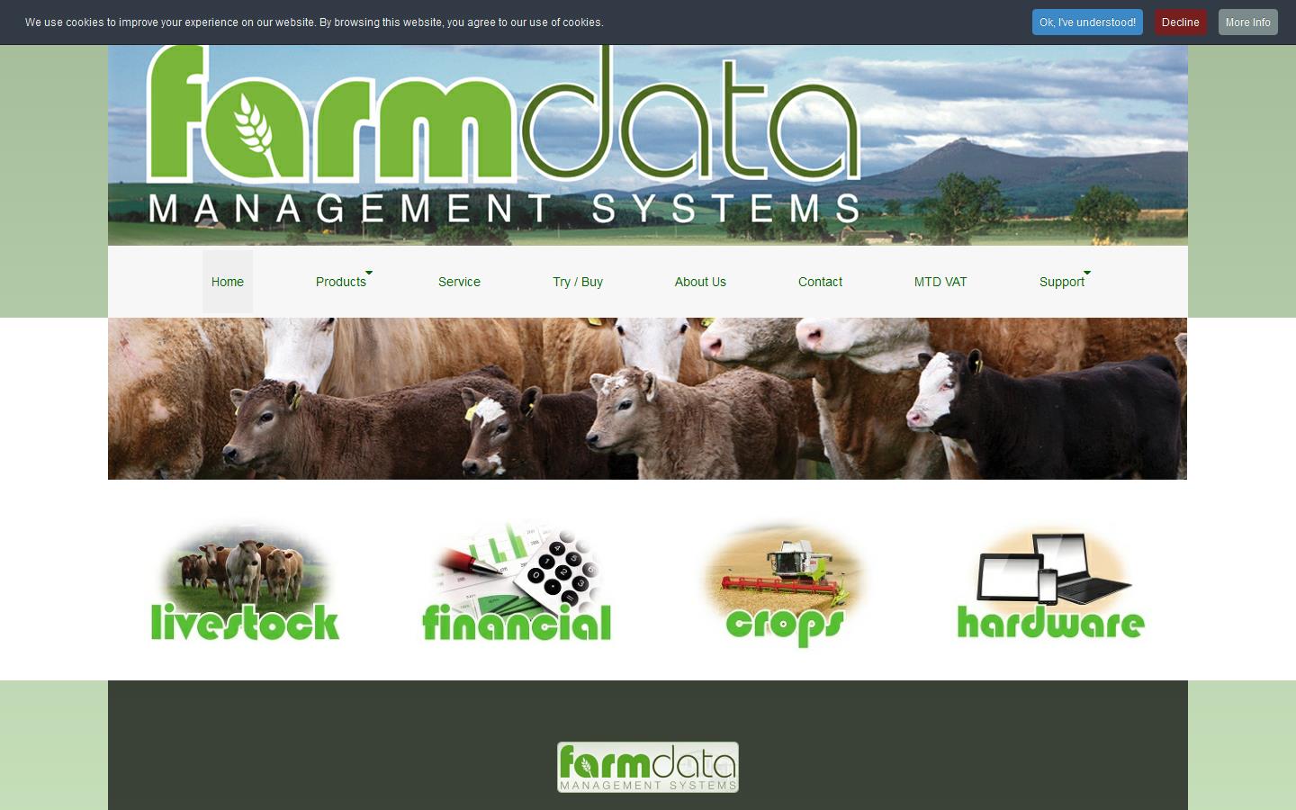 Farmdata Management Systems Website