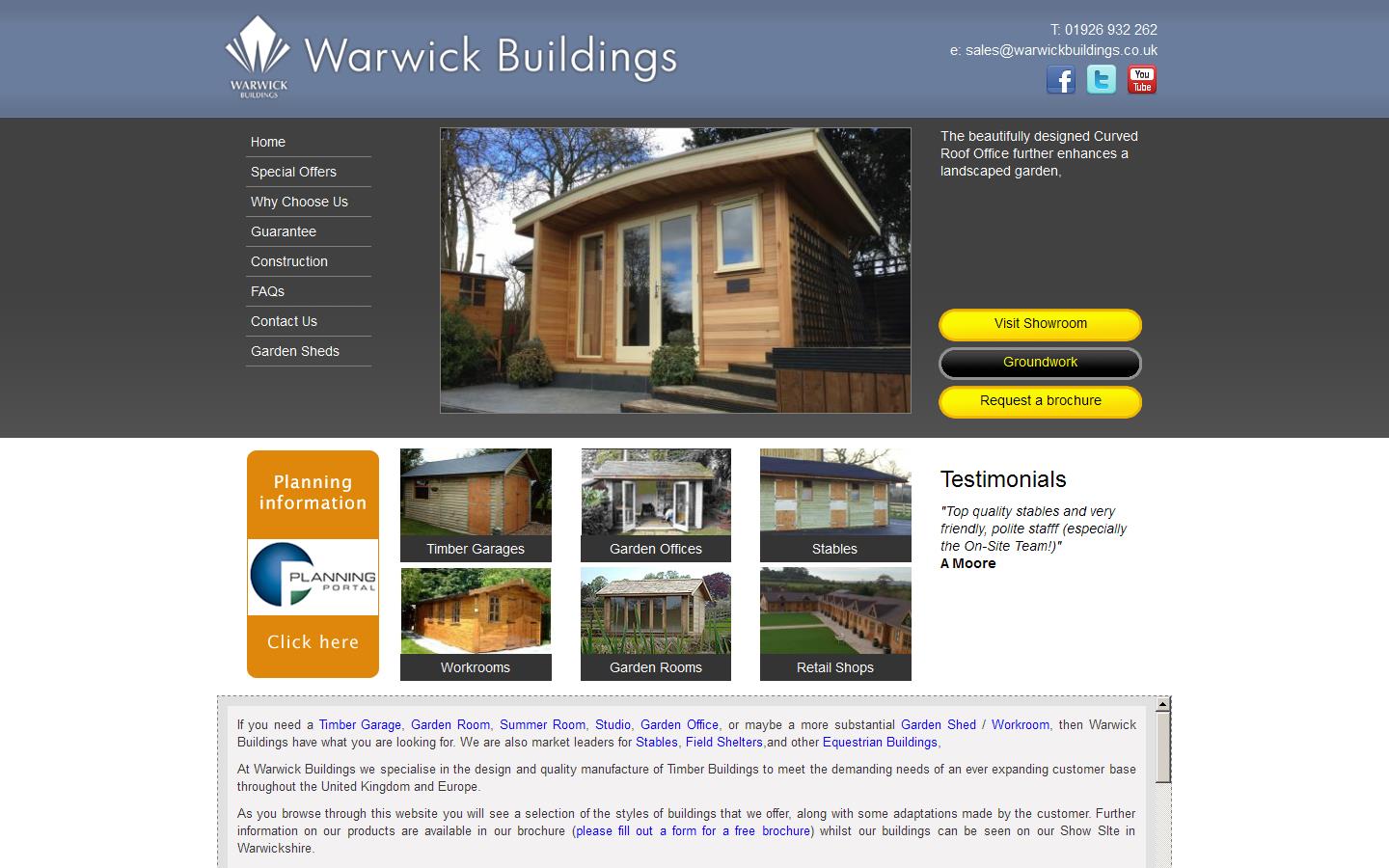 Warwick Buildings Website