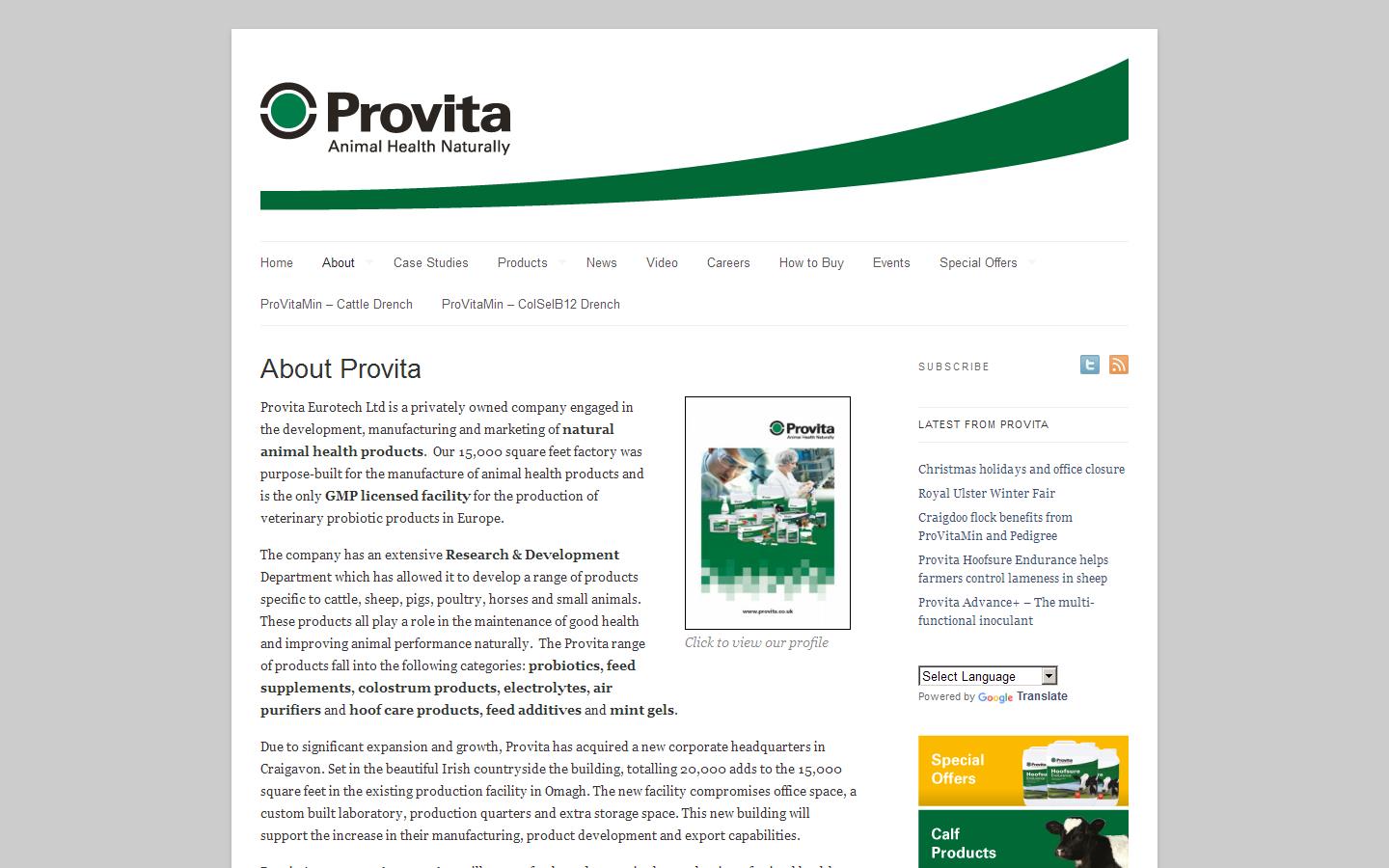 Provita Website