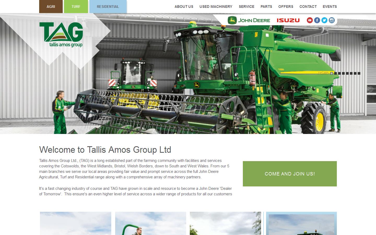 Tallis Amos Group Ltd Website
