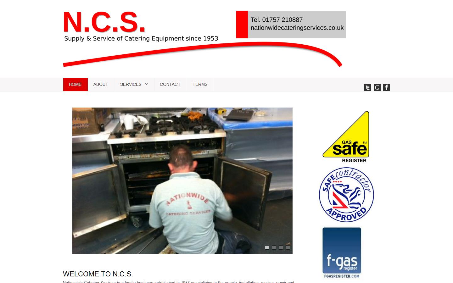 Nationwide Catering Services Ltd Website