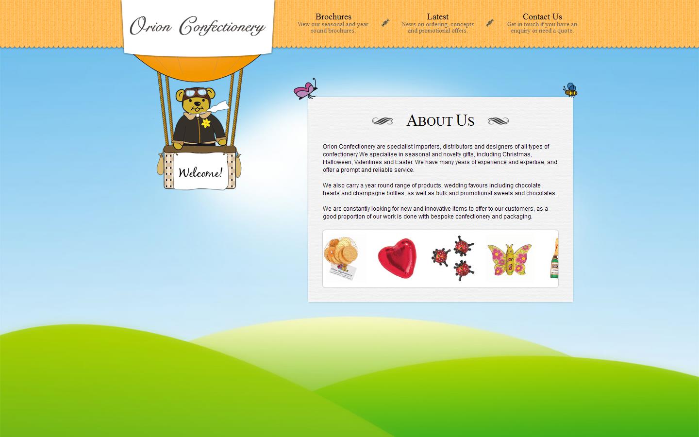 Orion Confectionery Ltd Website