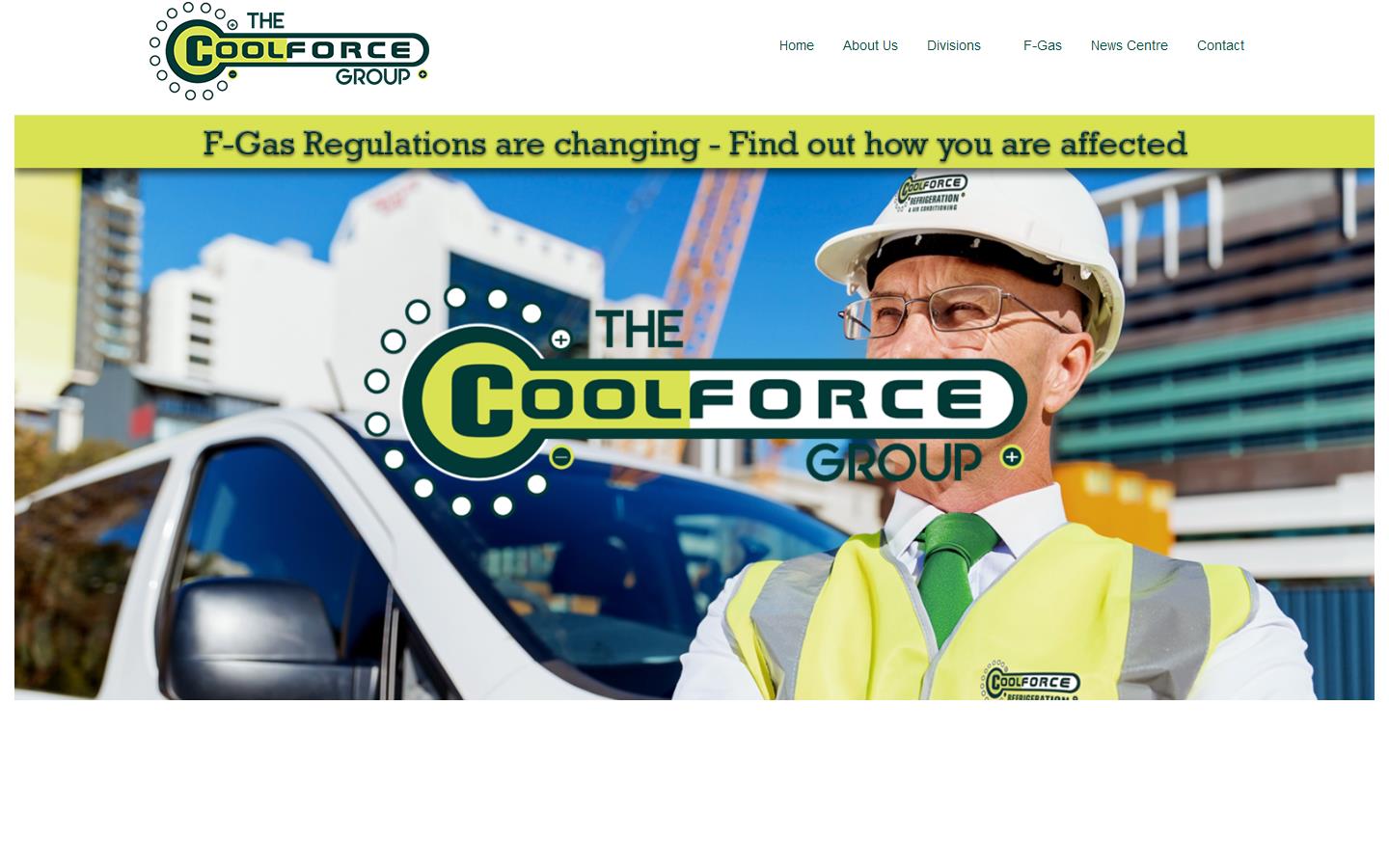 Coolforce Refrigeration & Air Conditioning Ltd Website