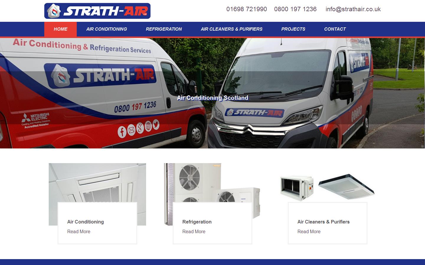 Strath-air Ltd Website