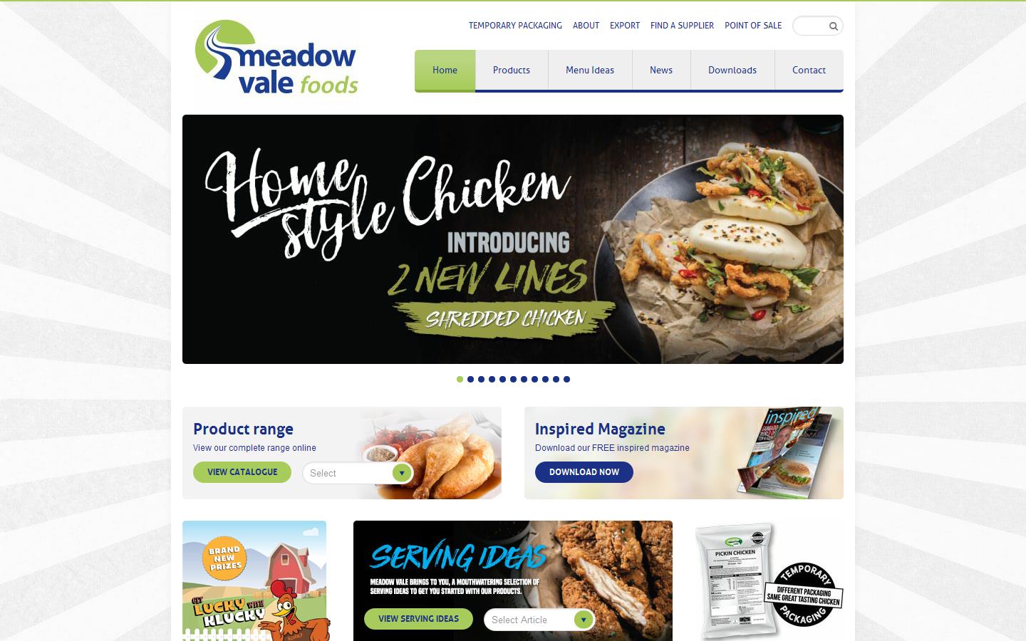 Meadow Vale Foods Website