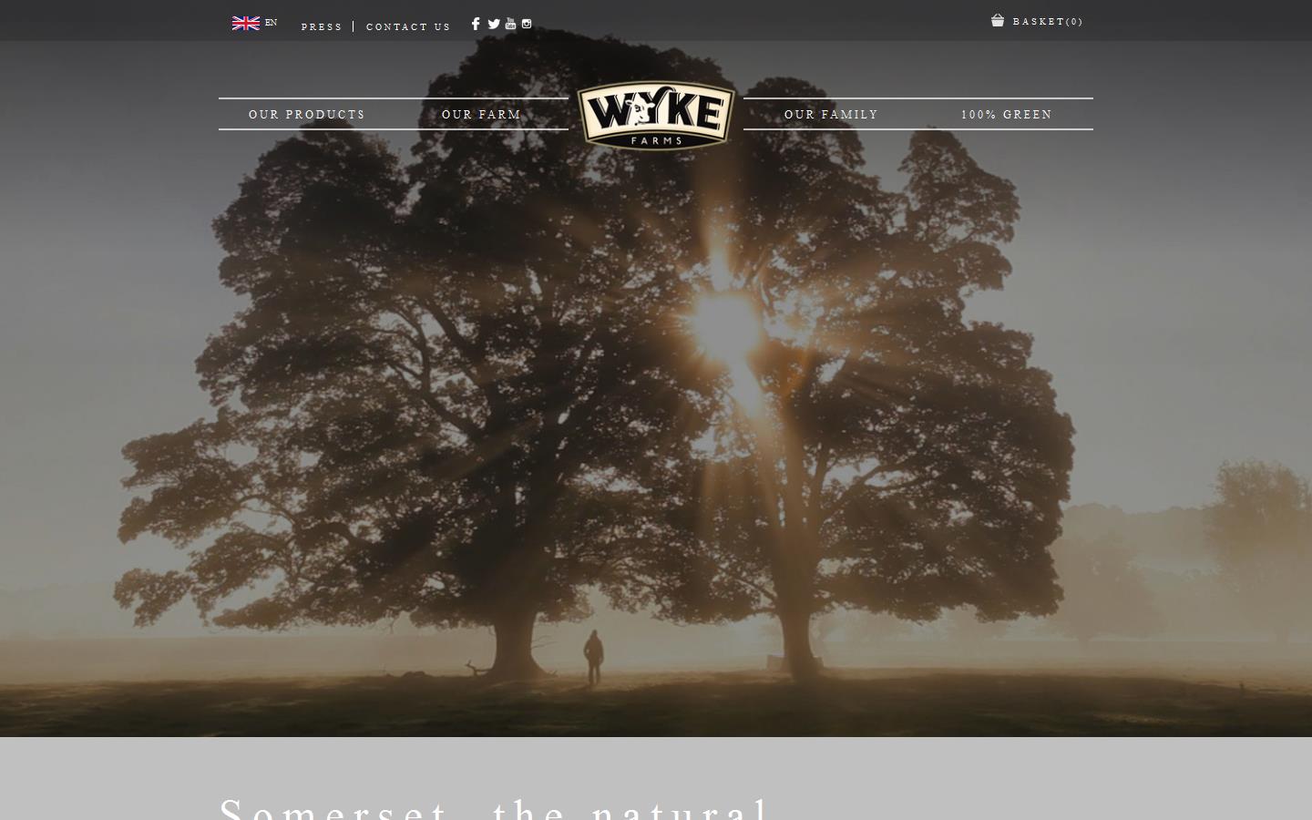 Wyke Farms Ltd Website