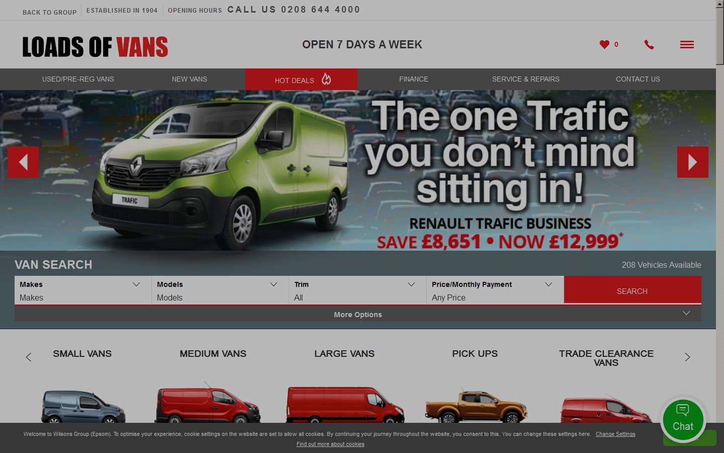 Loads of Vans Website