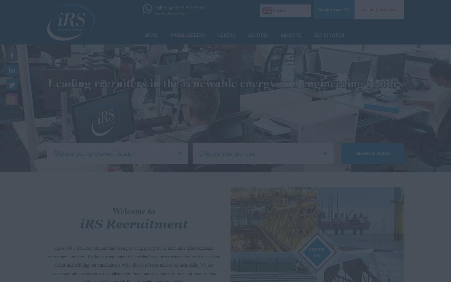 Industry Resource Services Ltd Website