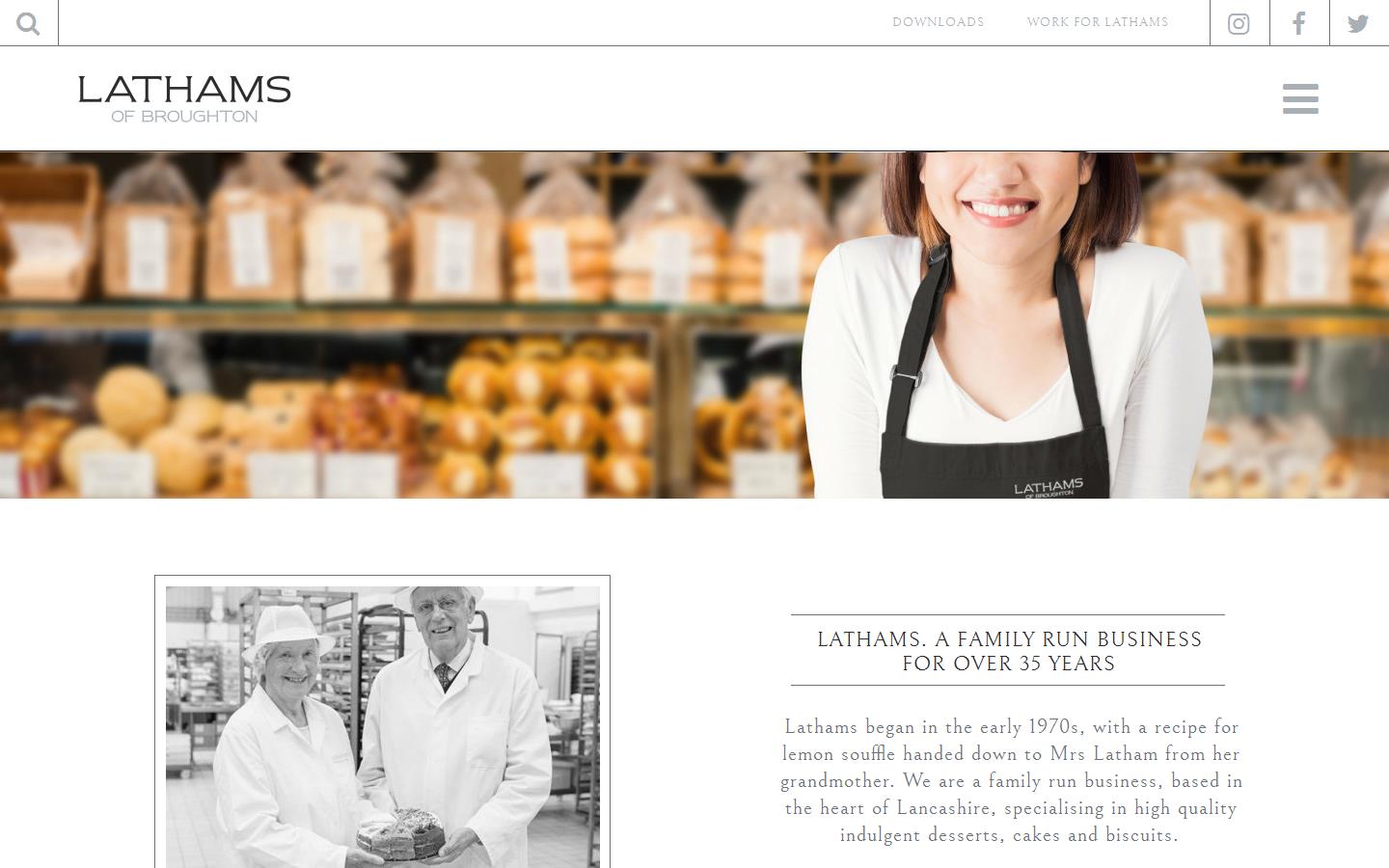 Lathams Broughton Ltd Website